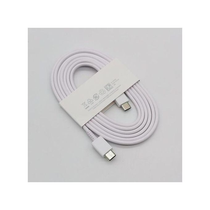 Samsung White Fast charging C to C cable 5A